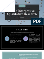 Basic Interpretive Qualitative Research Group 7