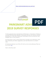 Parksmart Advisor Survey Responses Web