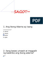 SAGOT Ibong Adarna