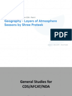 Geography - Layers of Atmosphere Seasons by Shree Prateek