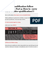 PART 65 ASME IX - Part 3 How To Carry Out A Welder Qualification