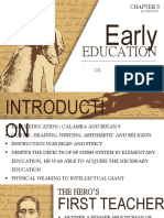 CHAPTER 3 - Early Education in Calamba and Binan