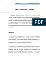 Unidad III Sindicalismo y Sindicato PDF