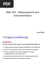 Topic 7 Signal Conditioning