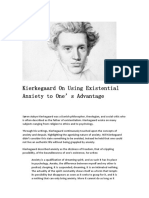 Kierkegaard On Using Existential Anxiety To One's Advantage