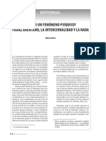 Franz Brentano, La Intencionalidad y La Nada