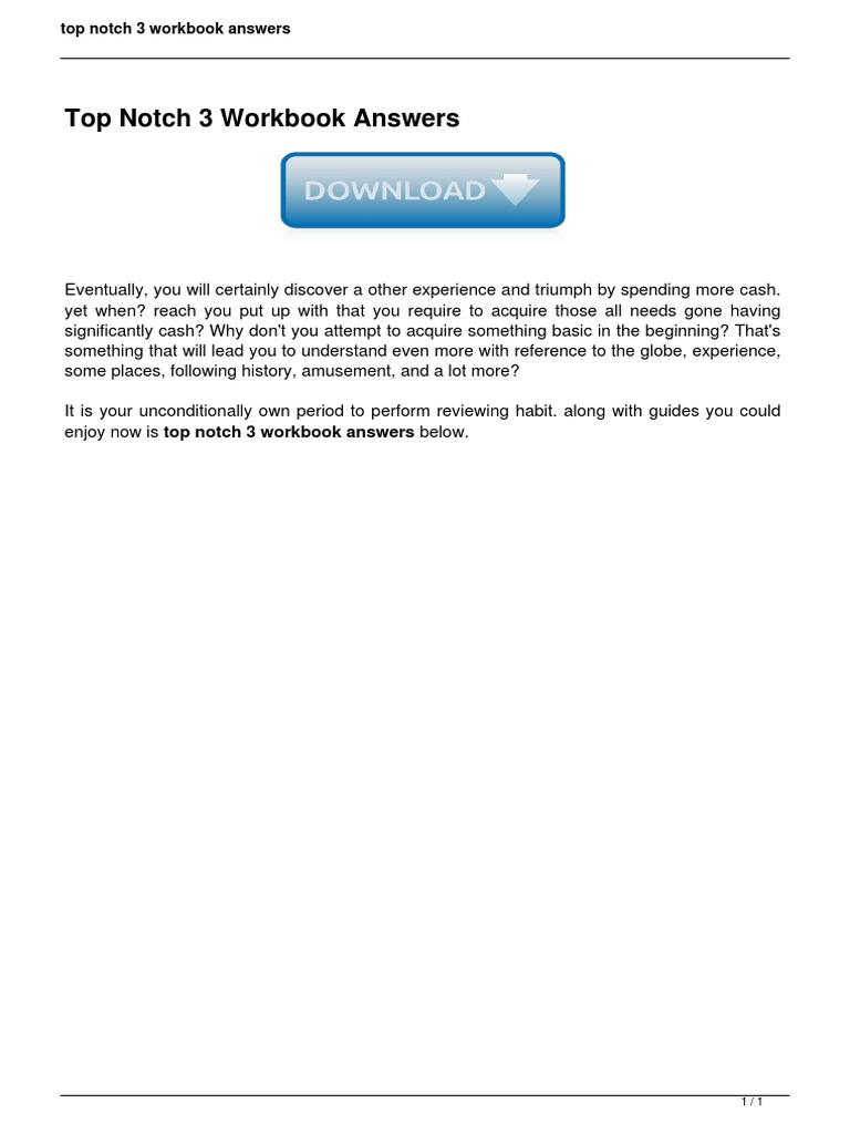 Top_Notch_3_Workbook_Answers