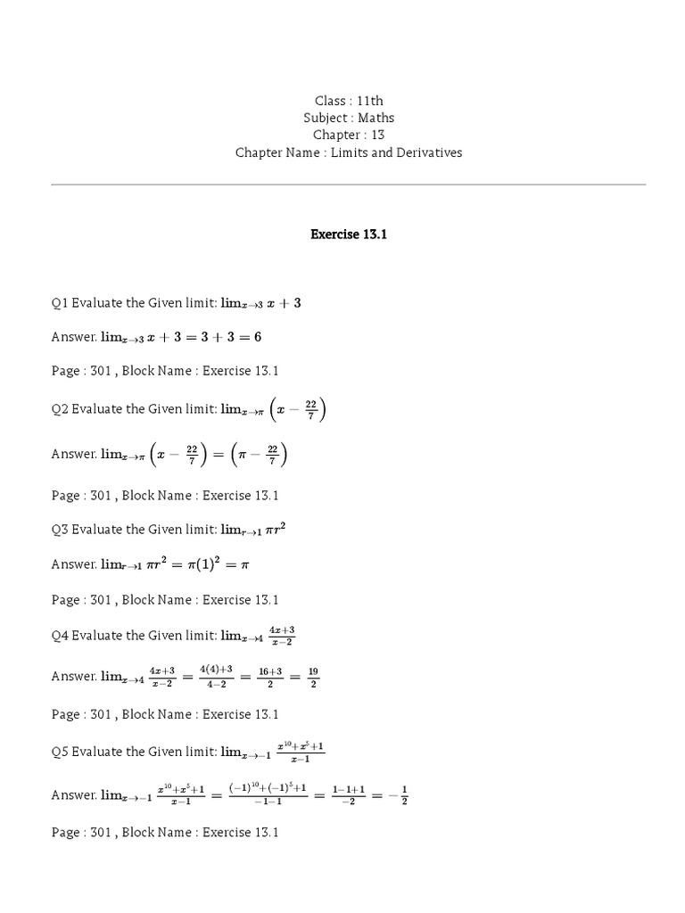 Chapter 13 Maths | PDF | Algebra | Elementary Mathematics