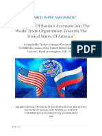 Russia's WTO Accession and its Impact on US Trade