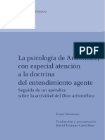 Franz Brentano. La Psicologia de Aristot PDF