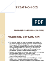 Analisis Zat Non Gizi