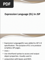 Expression Language (EL) in JSP