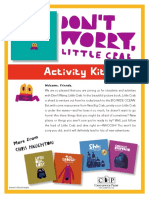 Don't Worry, Little Crab by Chris Haughton Activity Kit