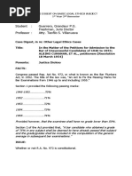 Case Digest Basic Legal Ethics Subject in The Matter of The Petitions For Admission To The Bar of Unsuccessful Candidates of 1946 To 1953 ALBINO CUNANAN, ET AL., Petitioners (Resolution 18 March 1954)