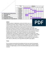 Carta Grantt Proyecto Final