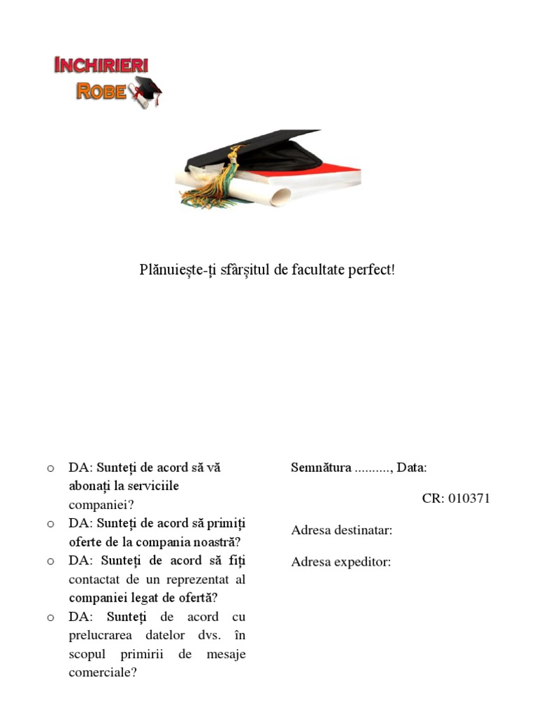 Cupon Raspuns | PDF
