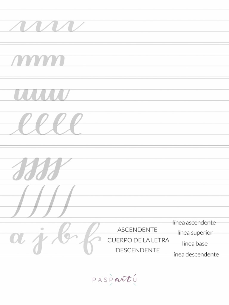 Featured image of post Trazos Basicos Para Principiantes Plantillas Lettering Imprimibles Gratis Pdf