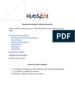 Sales Interview Kit - HubSpot