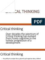 Critical thinking