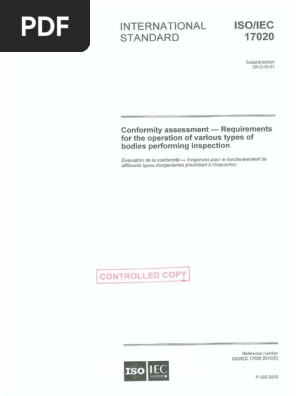 Iso 17020-2012 | PDF