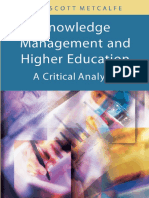 Amy Scott Metcalfe (Editor) - Knowledge Management and Higher Education - A Critical Analysis-Information Science Publishing (2005) PDF
