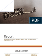 Relationship of Fine Content of Soil With Permeability & Atterberg Limits