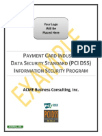 Example Pci Dss v3 It Security Policy Pcidss Compliance