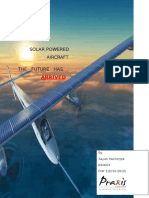 Solar Powered Aircrafts
