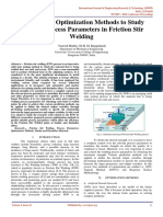 A Review On Optimization Methods To Study Effect of Process Parameters in Friction Stir Welding IJERTCONV4IS31012 PDF
