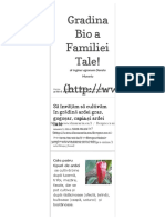 Gradina Bio A Familiei Tale! - Să Învăţăm Să Cultivăm În Grădină Ardei Gras, Gogoşar, Capia Şi Ardei Iute