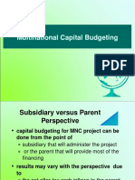 14-MNC Capital Budgeting