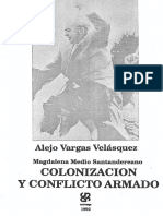 Colonizacion y Conflicto Armado - Alejandro Vargas