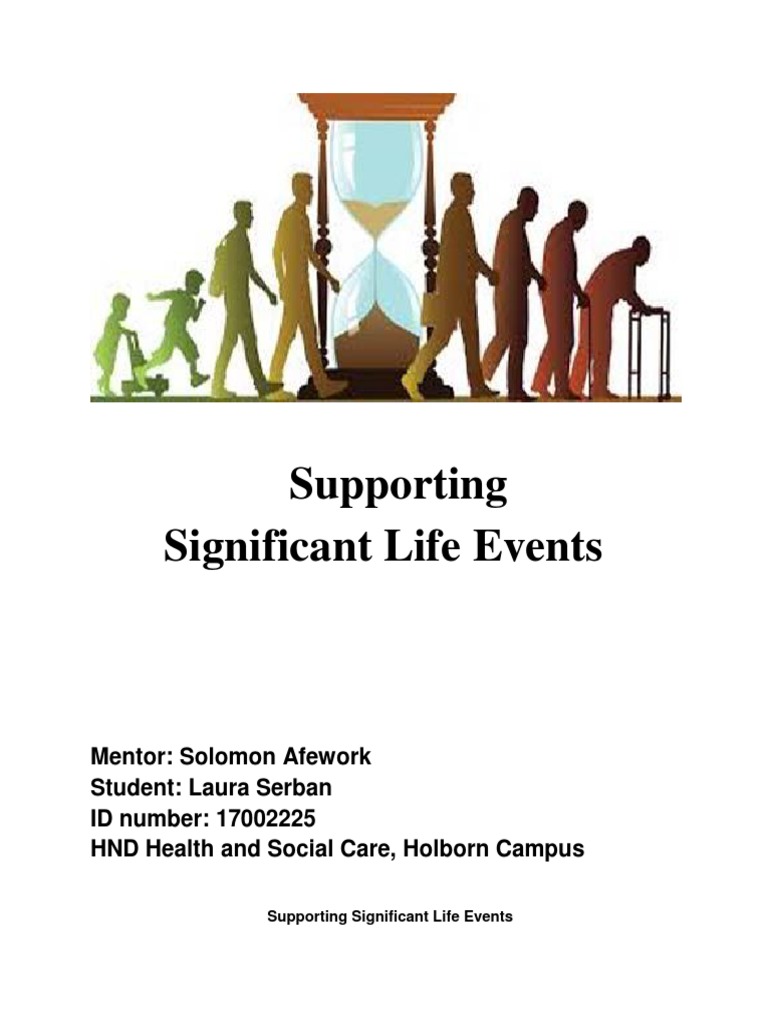 Supporting Significant Life Events PDF Stress (Biology) Grief