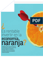 Es rentable invertir en la economía naranja