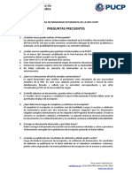 Programa de intercambio PUCP preguntas frecuentes