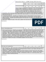 Business Professionalism Rubric PDF