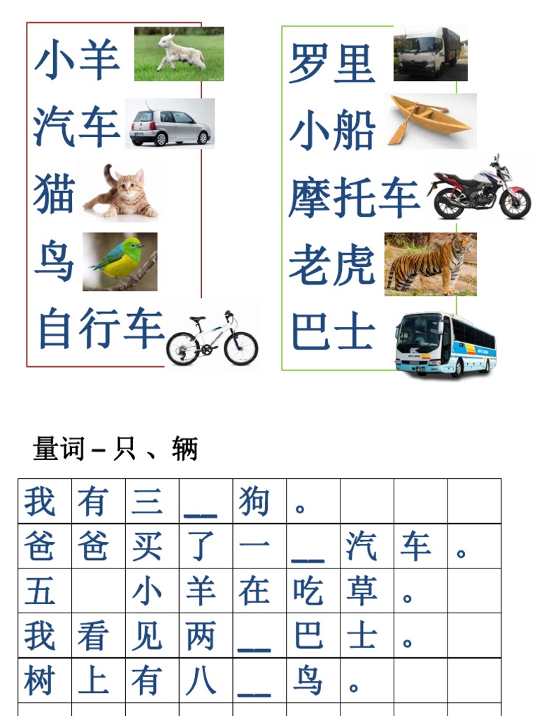 量词练习 Pdf