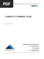 QualNet 4.0 InstallationGuide