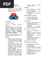 Nursing Informatics Prelims