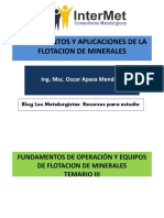 Iii - Fundamentos de Operacion y Equipos de Flotacion PDF