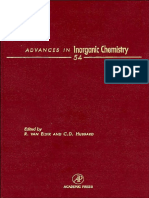 Inorganic Mechanism - Inorganic Reaction - Eldik PDF