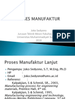 Teknik Manufaktur Minggu I