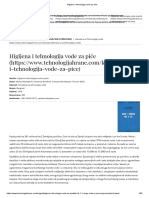 Higijena I Tehnologija Vode Za Piće PDF