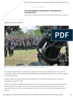 Militares da ativa e da reserva, do Exército e Aeronáutica, são presos em operação contra tráfico de armas no DF _ Distrito Federal _ G1