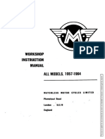M Workshop Instruction Manual All Models 1957-1964 PDF