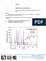 Identificación de Polimorfos Métodos Analíticos