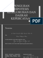 Elvriana - Pengujian Hipotesis Keseluruhan Dan Daerah Kepercayaan