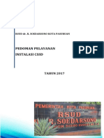 Pedoman Pelayanan CSSD