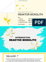 Presentasi REAKTOR MONOLITH 27-11