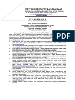 Pengumuman Seleksi Administrasi Akhir Masa Sanggah CPNS 2019 Kab. Banggai L PDF